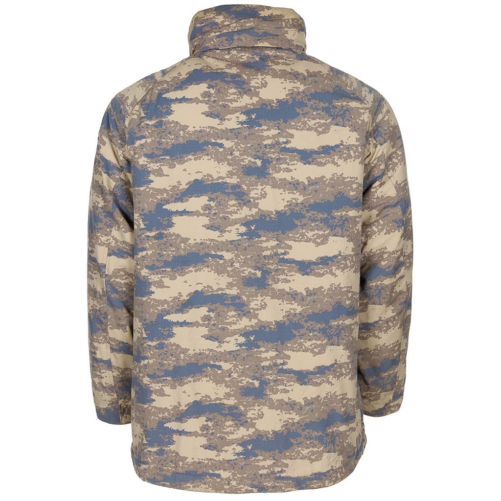 Chaqueta turca acolchada M2018 usada en camuflaje