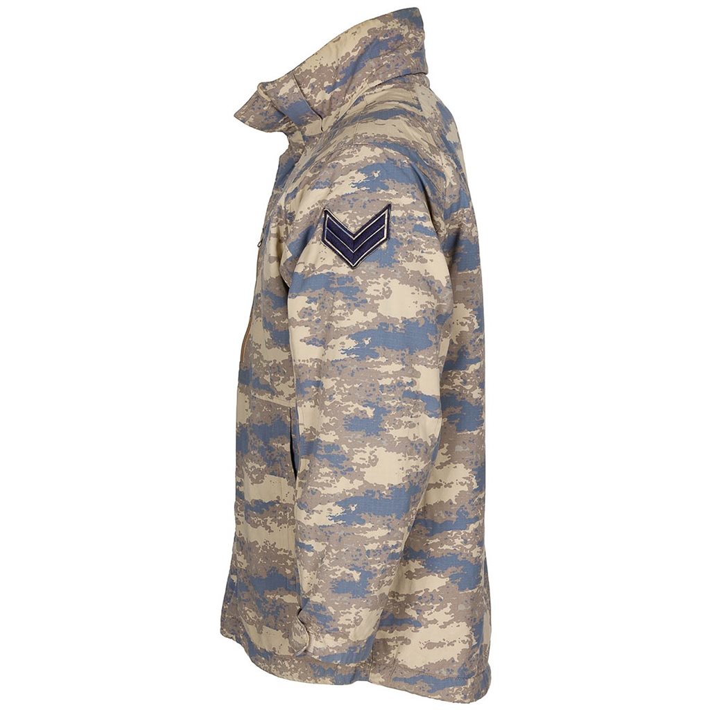 Chaqueta turca acolchada M2018 usada en camuflaje