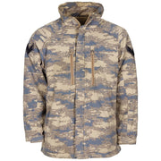 Chaqueta turca acolchada M2018 usada en camuflaje