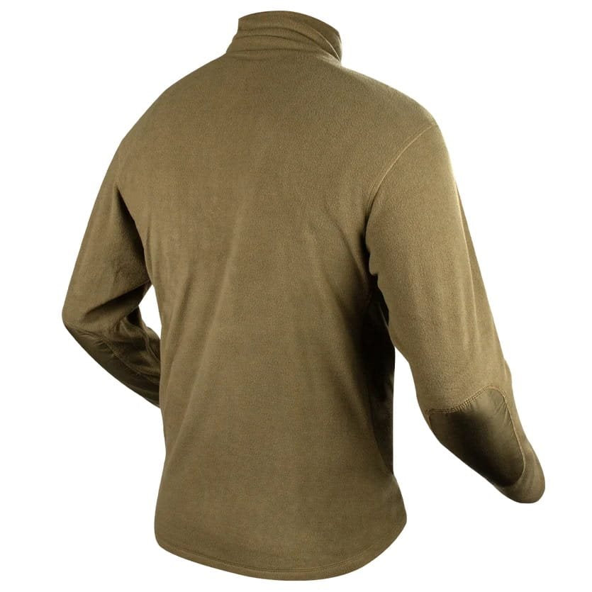 Sudadera CONDOR 1/4 Zip fleece con bolsillo de pecho y refuerzo en codos