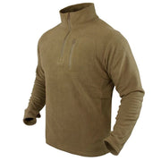 Sudadera CONDOR 1/4 Zip fleece con bolsillo de pecho y refuerzo en codos