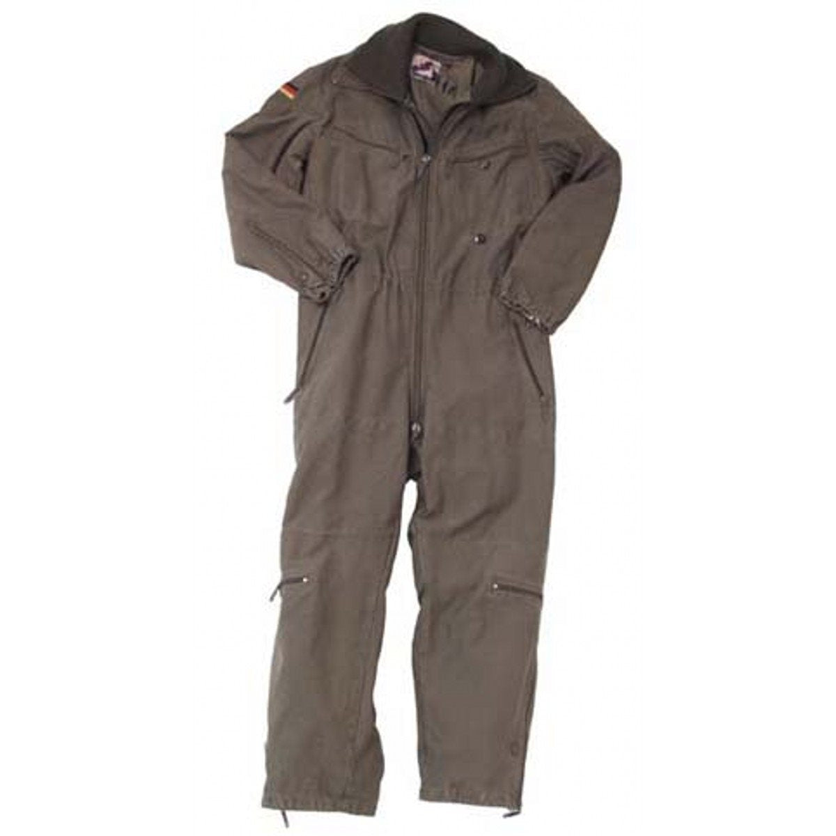 Mono militar BW tankista verde usado con forro acolchado y varios bolsillos