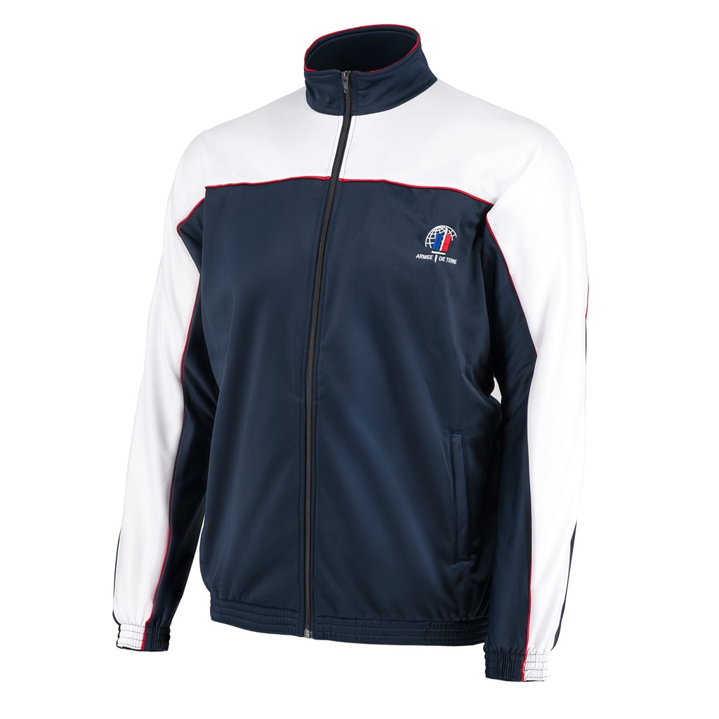 Sudadera deportiva francesa ARMEE DE TERRE sin capucha, color verde oliva (según imagen)