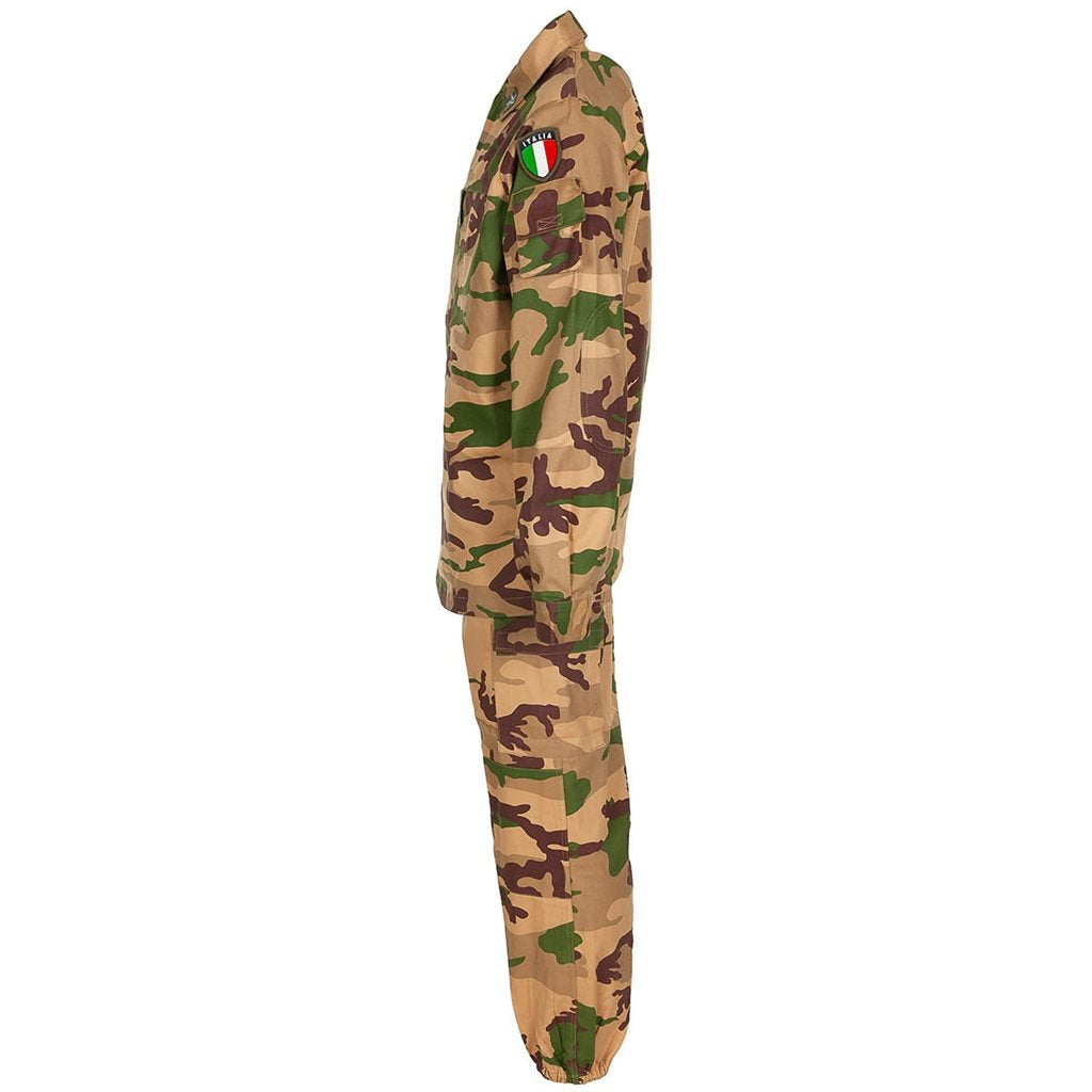 Conjunto militar camuflaje desértico italiano: chaqueta y pantalón