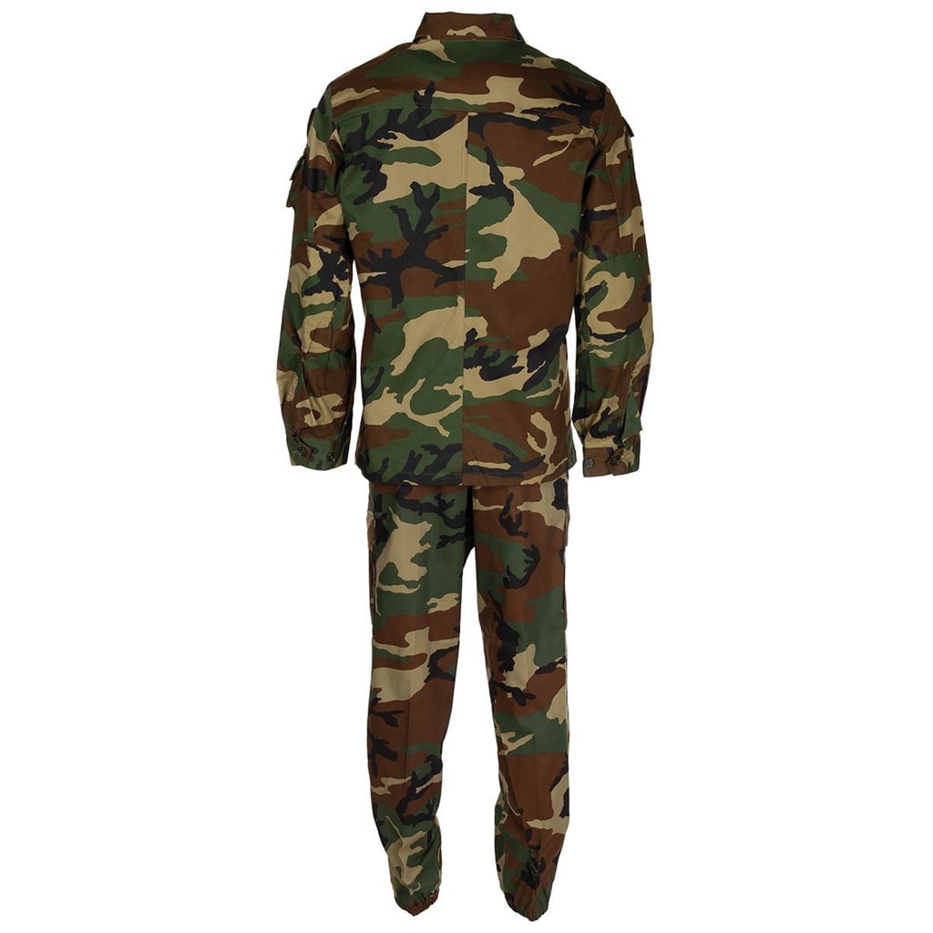 Conjunto camuflaje ejército italiano: chaqueta y pantalón en patrón militar