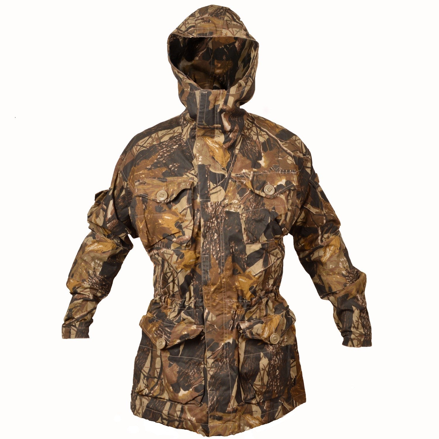 Chaqueta Smock Combat cortavientos camuflaje bosque