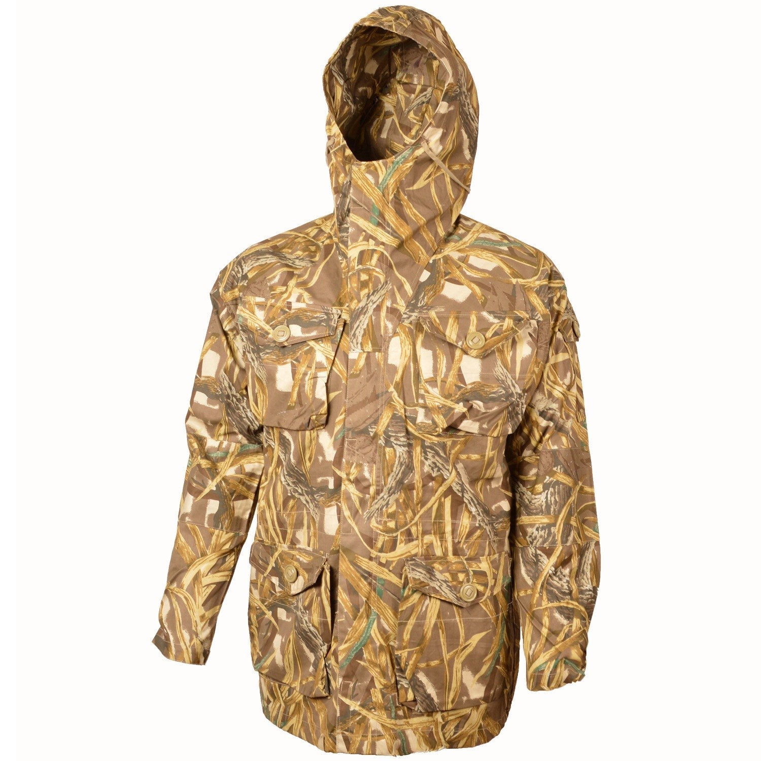 Chaqueta Smock Combat resistente al viento en camuflaje Tráva