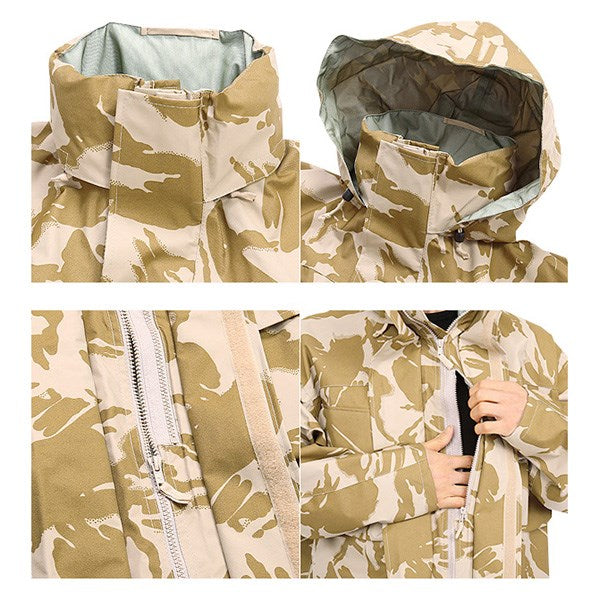 Chaqueta británica impermeable DPM Desert, laminado funcional de tres capas (608636)