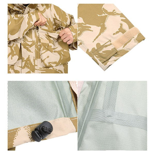 Chaqueta británica impermeable DPM Desert, laminado funcional de tres capas (608636)