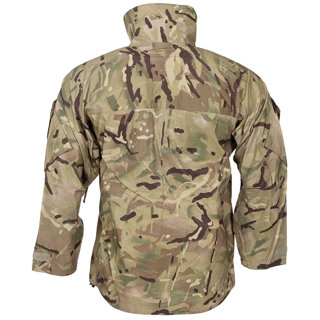 Chaqueta británica ligera con membrana impermeable en camuflaje MTP, usada (imagen del producto)