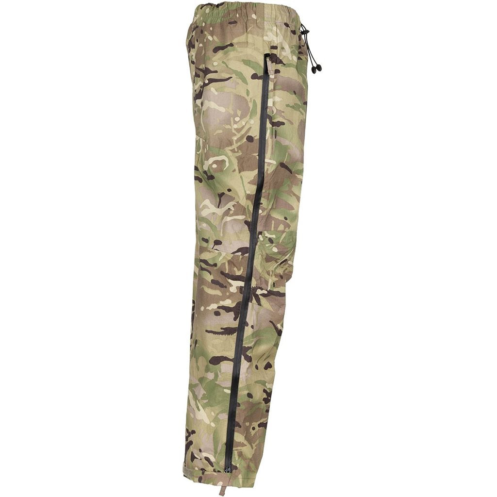 Pantalones británicos ligeros con cremallera completa y membrana
