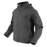 Chaqueta Softshell SUMMIT ZERO ligera color graphite vista frontal