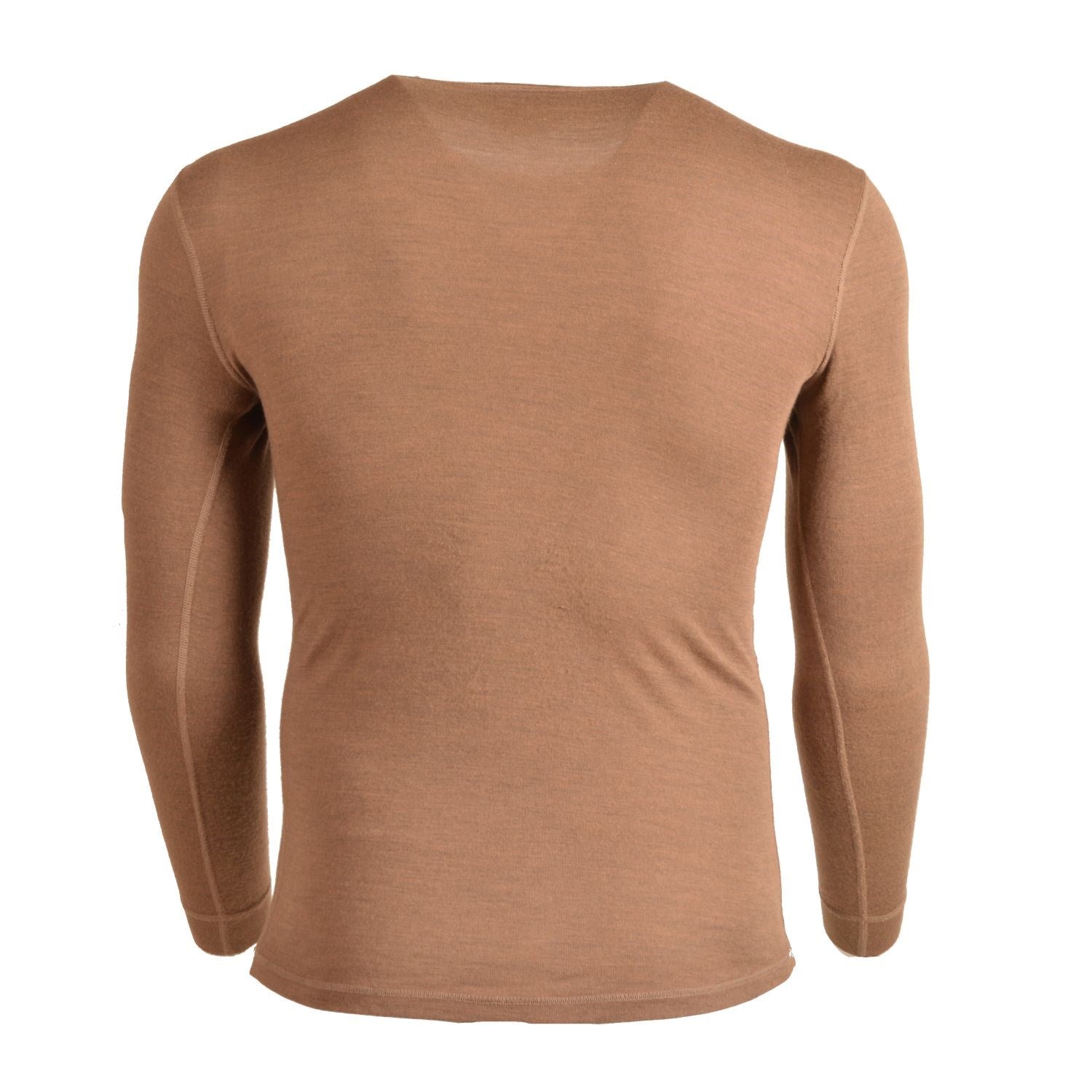 Camiseta manga larga aramida marrón ligeramente usada con triple costura