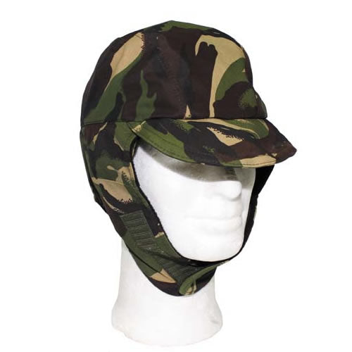 Gorro con visera GORE-TEX de invierno británico camuflaje DPM, usado (610057)