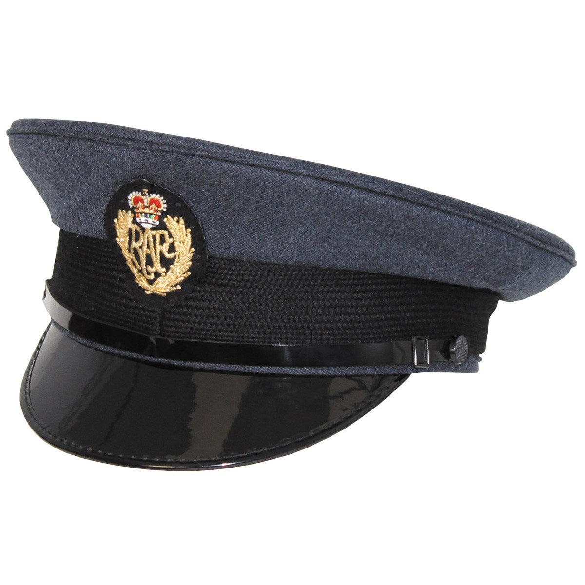 Gorro RAF británico - gorra lateral (brigadýrka) original de la Royal Air Force, usado en muy buen estado