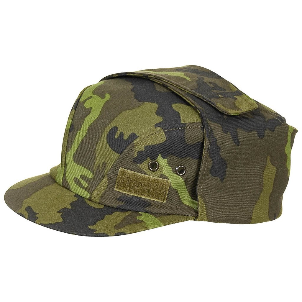 Gorra AČR vz.95 bosque con visera y orejeras, panel velcro y 4 ventilaciones