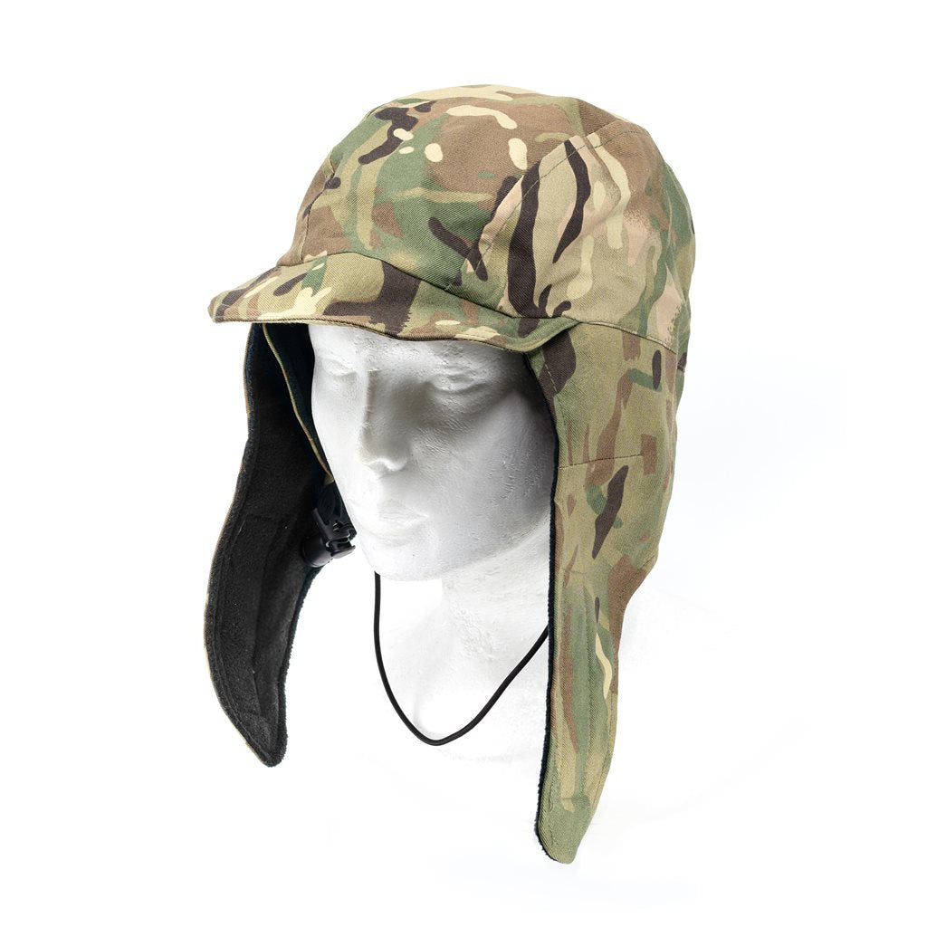 Gorro británico BRITSKÁ con visera y membrana Cold Weather VP en negro