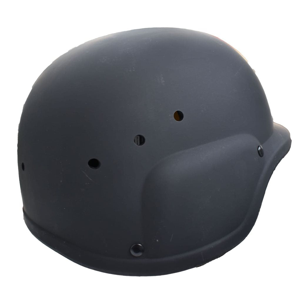 Casco británico CADET de entrenamiento negro, talla interior ajustable 52-64 cm