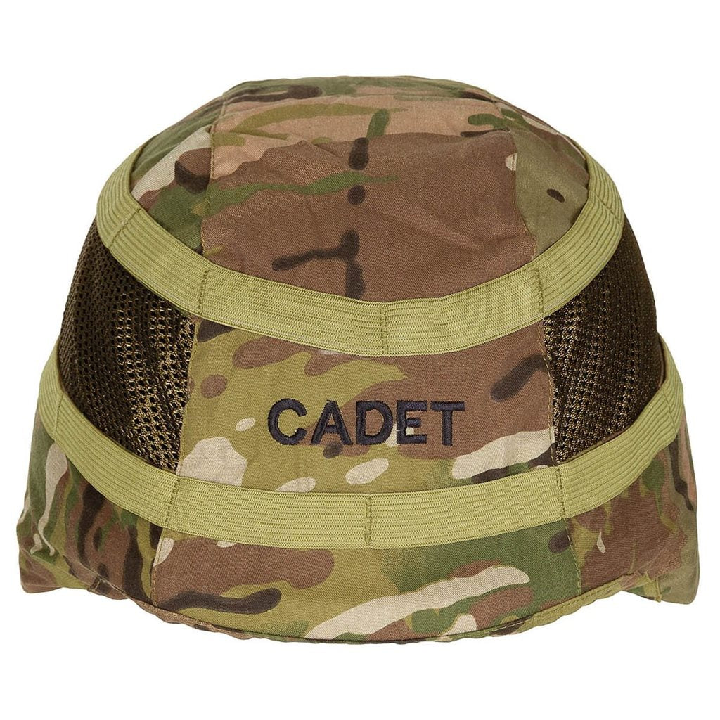 Funda original de camuflaje CADET para casco británico patrón Tarn - nueva