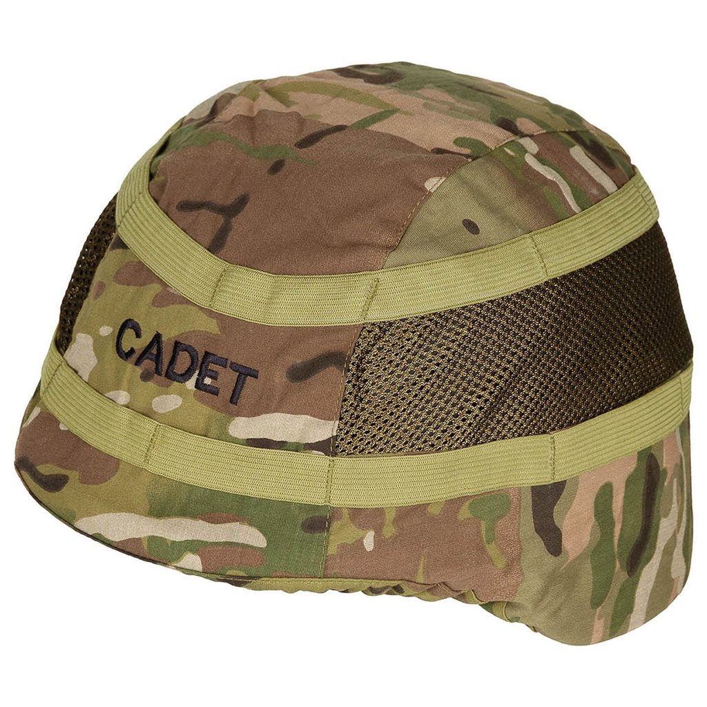 Funda original de camuflaje CADET para casco británico patrón Tarn - nueva