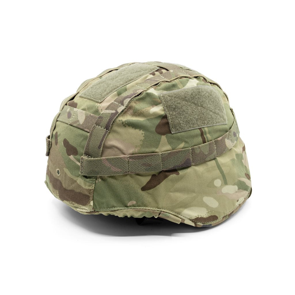 Funda camuflaje VIRTUS para casco de combate, original del ejército británico
