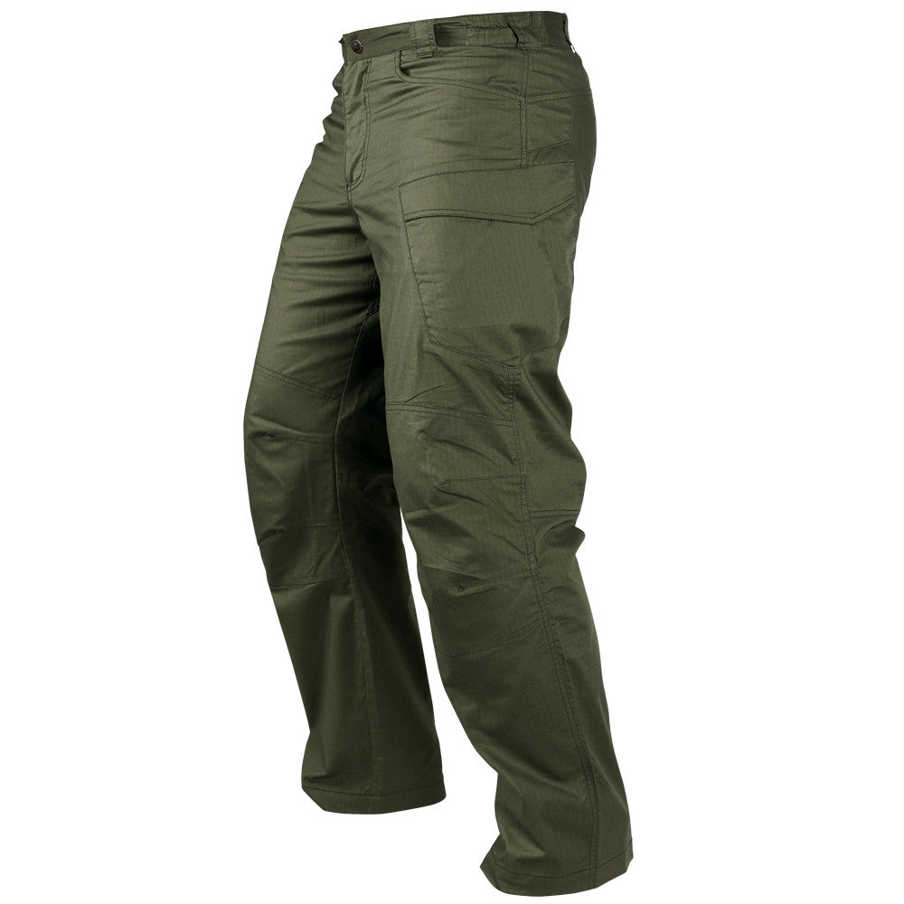 Pantalones STEALTH OPERATOR rip-stop verdes con bolsillos cargo