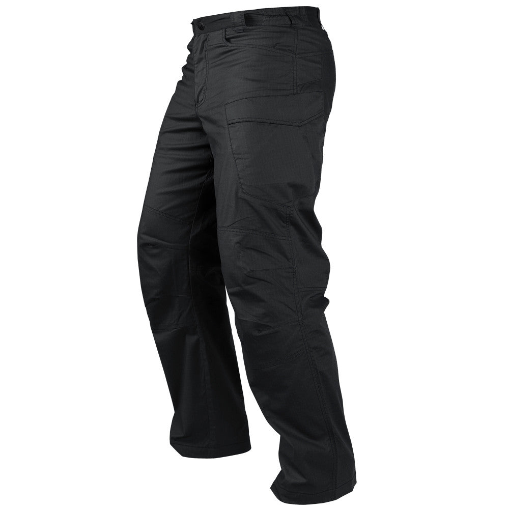 Pantalones STEALTH OPERATOR rip-stop negros, vista frontal