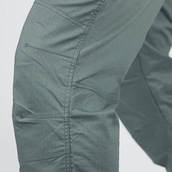 Pantalones STEALTH OPERATOR rip-stop URBAN verde con bolsillos cargo y traseros