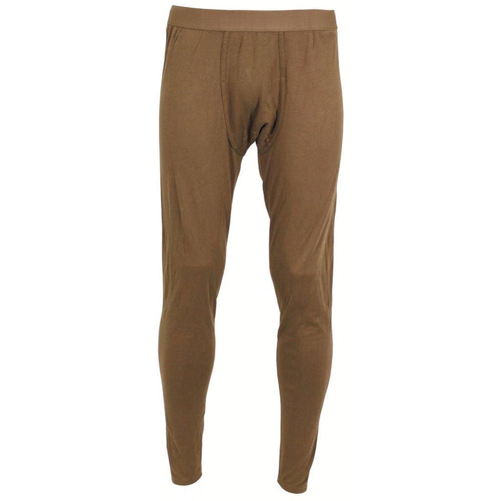 Pantalones interiores largos BW marrón con cintura elástica - zánovní