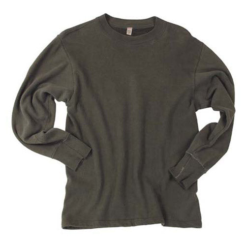 Camiseta Bundeswehr manga larga PLUSCH verde usada