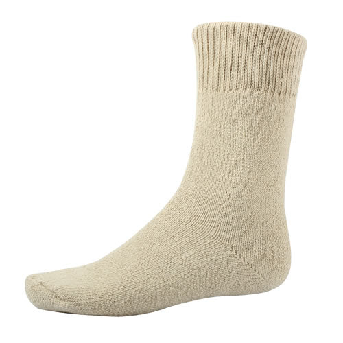 Calcetines US H.W. Cold Weather khaki de algodón, fabricados en EE. UU.