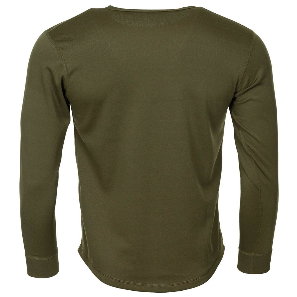 Camiseta térmica de manga larga usada, original del ejército británico