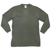 Camiseta ACR verde de manga larga usada, 100% algodón