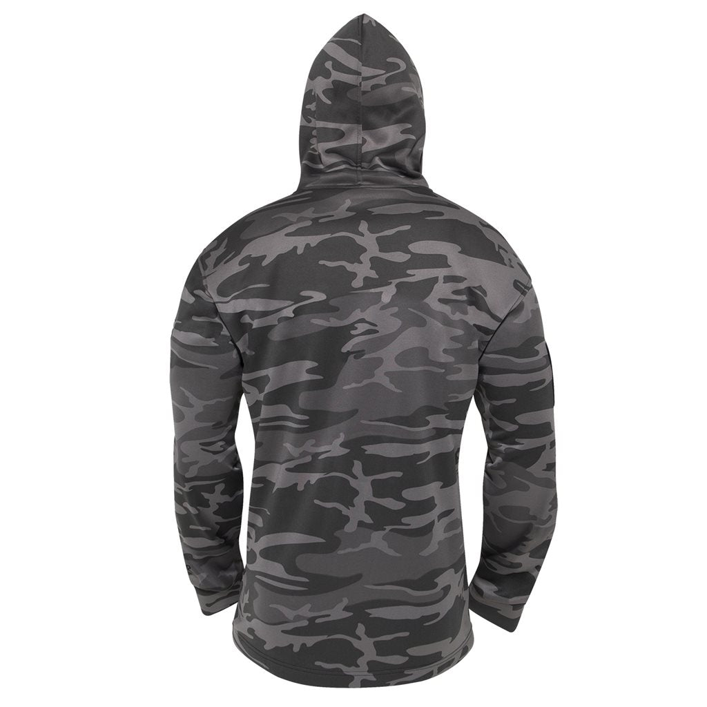 Sudadera CONCEALED CARRY con capucha y panel velcro para porte oculto