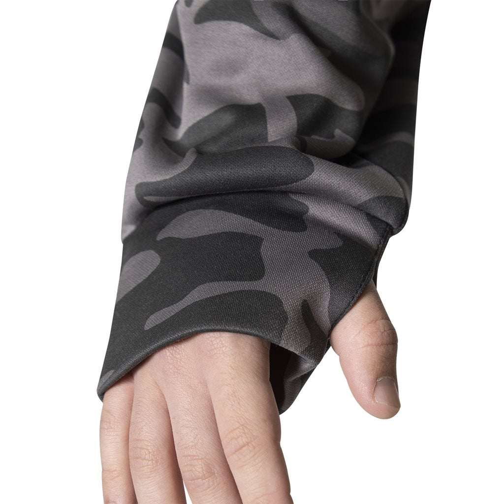 Sudadera CONCEALED CARRY con capucha y panel velcro para porte oculto