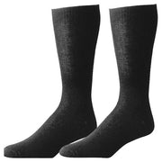 Calcetines negros 80% polipropileno, 10% nylon, 10% spandex. Hecho en EE. UU.