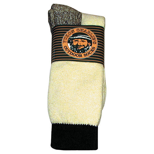 Calcetines térmicos Heavyweight NATURAL talla 10-13, 75% algodón, fabricado en EE. UU.