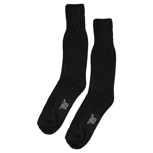 Calcetines cálidos US H.W. Cold Weather en caqui, algodón, fabricados en EE. UU.