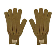 Guantes US con dedos marrón, 100% acrílico, vista del producto