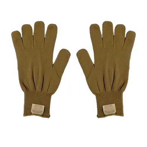 Guantes US con dedos marrón, 100% acrílico, vista del producto