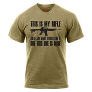 Camiseta THIS IS MY RIFE color coyote brown