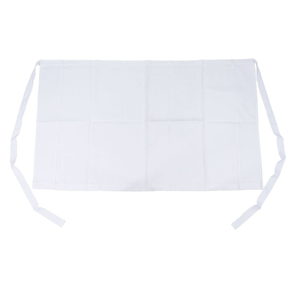 Delantal corto AČR blanco usado de algodón, medidas 107x64 cm
