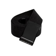 Cinturón MILITARY negro con hebilla negra, algodón, 32 mm x 137 cm