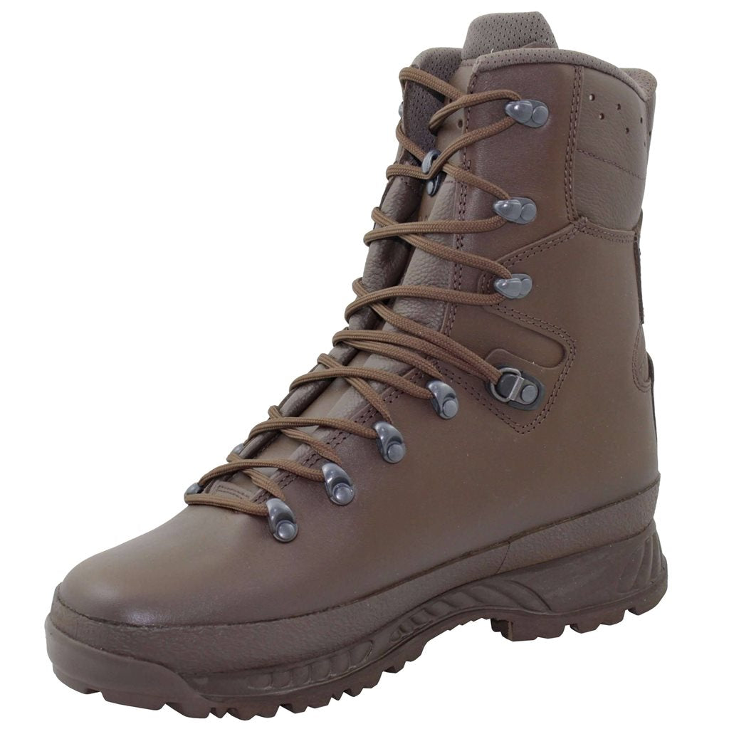 Botas tácticas GB Combat High marrón - piel y textil, plantilla anatómica