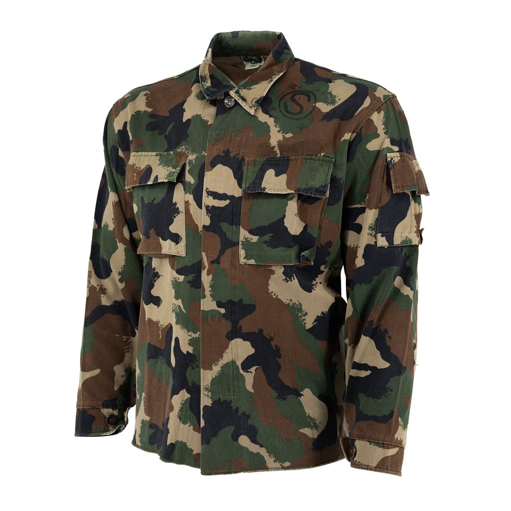Chaqueta de campo húngara M90 en camuflaje, usada, sin forro