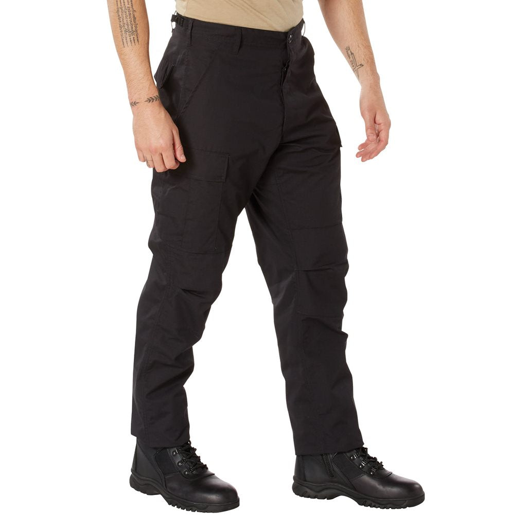 Pantalones BDU UTRA FORCE SWAT negros Rothco