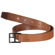 Cinturón para pantalones 33mm suizo de cuero marrón