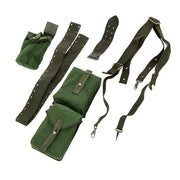 Set táctico sueco 304, 5 piezas, color verde