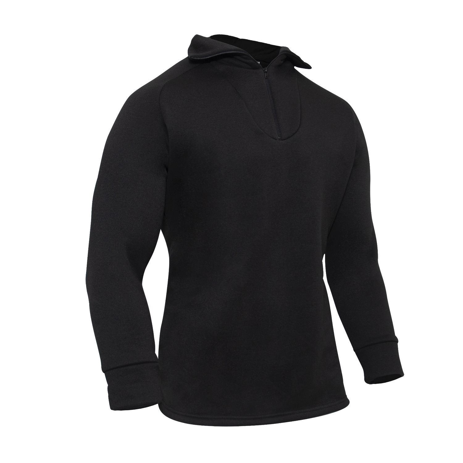 Camiseta funcional Rothco US ECWCS negra con cremallera