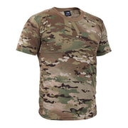 Camiseta Rothco Multicam de algodón, manga corta